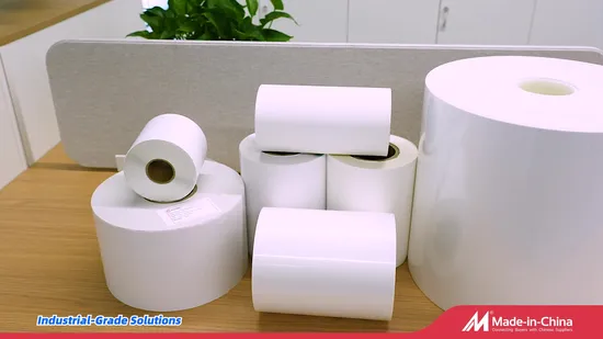 Manufacture Rightint strong adhesive Shanghai custom sticker self OEM semi glossy paper